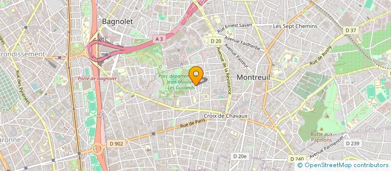 localisation de l'entreprise DEBORAH MONTEFIORE à MONTREUIL