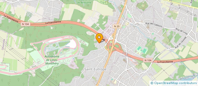 localisation de l'entreprise DEBORD SA  LINAS