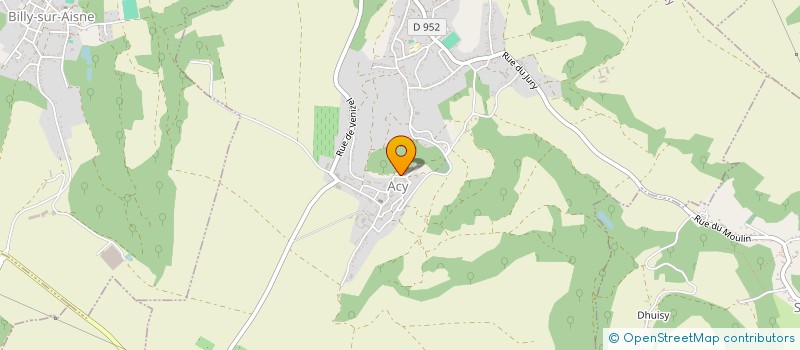 localisation de l'entreprise DEBORDEAUX  ACY