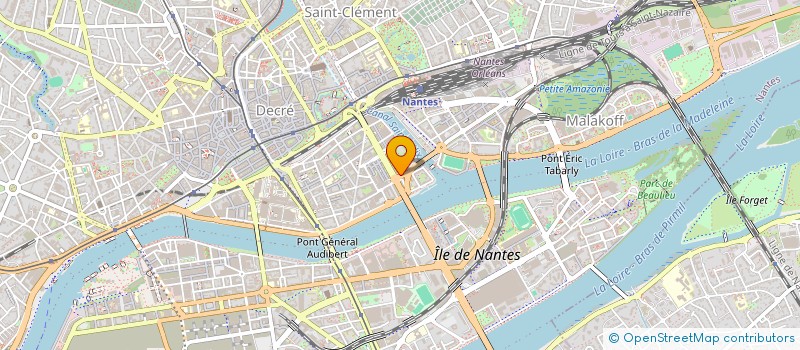 localisation de l'entreprise DEBOREAL à NANTES