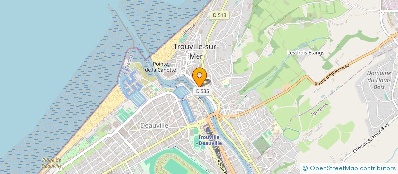localisation de l'entreprise DEBORINE à TROUVILLE-SUR-MER