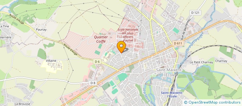 localisation de l'entreprise DEBORIS PRODUCTION  SAINT-MAIXENT-L'ECOLE