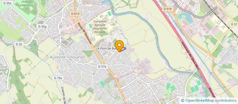 localisation de l'entreprise DEBOSS 31  AUZEVILLE-TOLOSANE