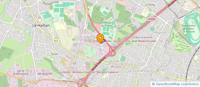 localisation de l'entreprise DEBOSS'CAR à EYSINES
