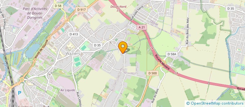 localisation de l'entreprise DEBOSS CARS INVEST  WAZIERS