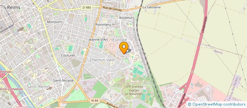 localisation de l'entreprise DEBOSS'LASH & CO  REIMS