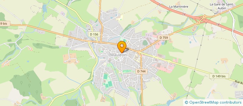 localisation de l'entreprise DEBOSSELAGE 79  MAULEON