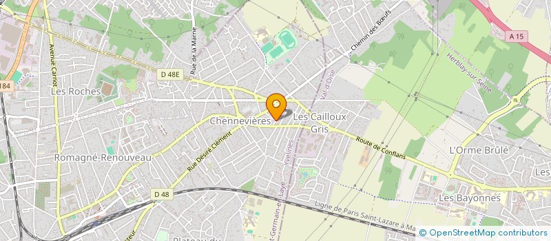 localisation de l'entreprise DEBOSSELAGE MAGIQUE  CONFLANS-SAINTE-HONORINE