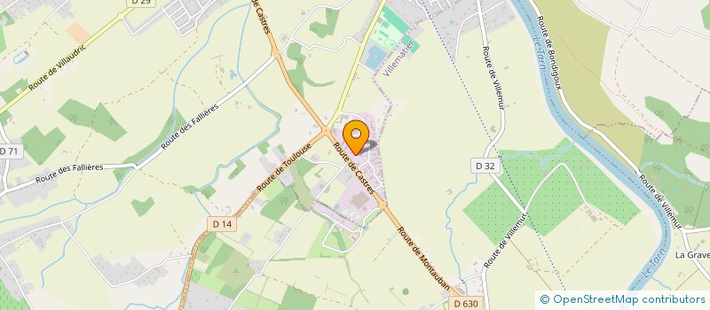 localisation de l'entreprise DEBOSSELAGE SANS PEINTURE 31 à VILLEMUR-SUR-TARN