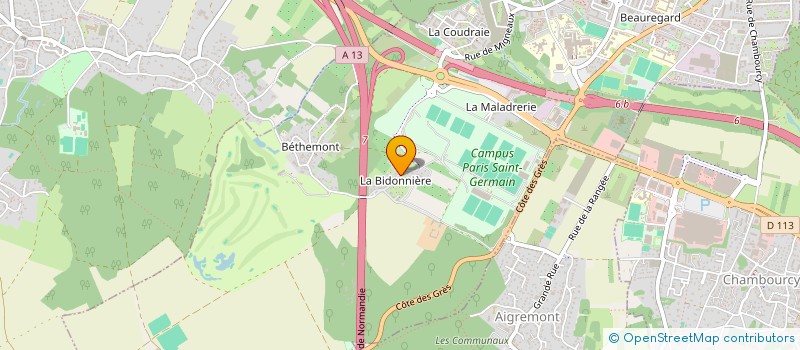 localisation de l'entreprise DEBOSSELAGE SERVICE POISSY  PUGET-SUR-ARGENS