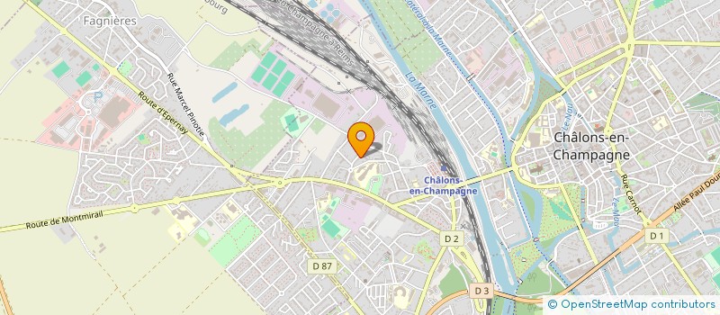 localisation de l'entreprise DEBOTTE SARL à CHALONS-EN-CHAMPAGNE