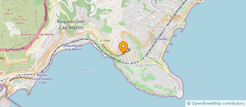 localisation de l'entreprise DEBOU à ROQUEBRUNE-CAP-MARTIN