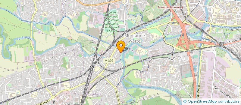 localisation de l'entreprise DEBOUCHAGE EXPRESS 67 à STRASBOURG