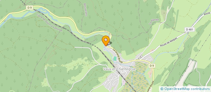 localisation de l'entreprise DEBOUCHE AS  VAUX-ET-CHANTEGRUE