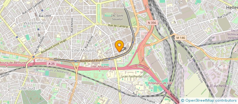 localisation de l'entreprise DEBOUDACHER FABIEN ET MARTORELLO ASTRID à LILLE