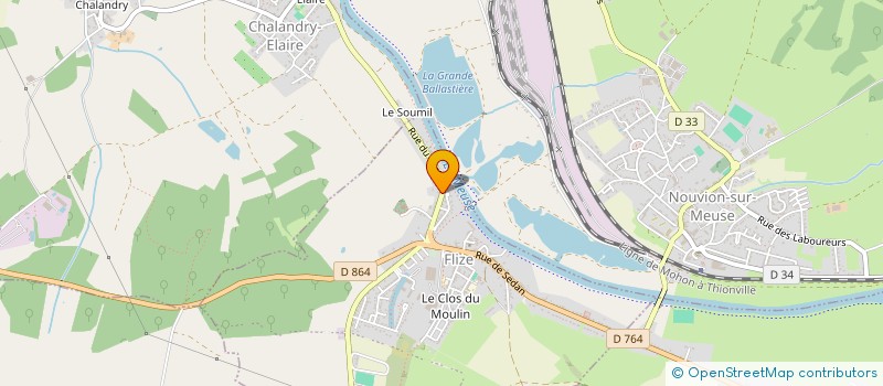 localisation de l'entreprise DEBOURCES JEAN ET WOLSKI DOMINIQUE  FLIZE