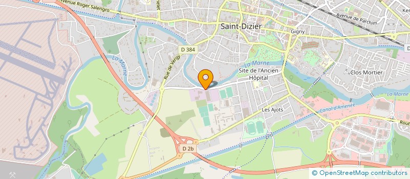 localisation de l'entreprise DEBOURDEAU à SAINT-DIZIER