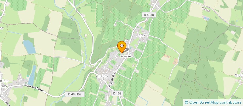 localisation de l'entreprise DEBOURG SIVIGNON PLOMBERIE  CLESSE