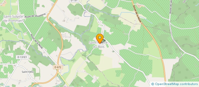 localisation de l'entreprise DEBOURRAGES LIBERTAD  SAINT-HILAIRE-DU-BOIS