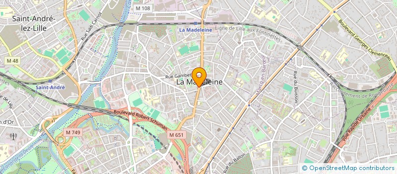 localisation de l'entreprise DEBOUT LES FILLES à LA MADELEINE