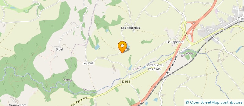 localisation de l'entreprise DEBOUT LES YEUX  TANUS