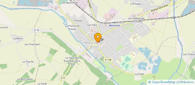 localisation de l'entreprise DEBOVE  MONTOIRE-SUR-LE-LOIR