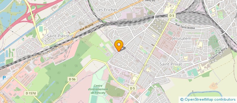 localisation de l'entreprise DEBRA FRERES  MOULINS-LES-METZ