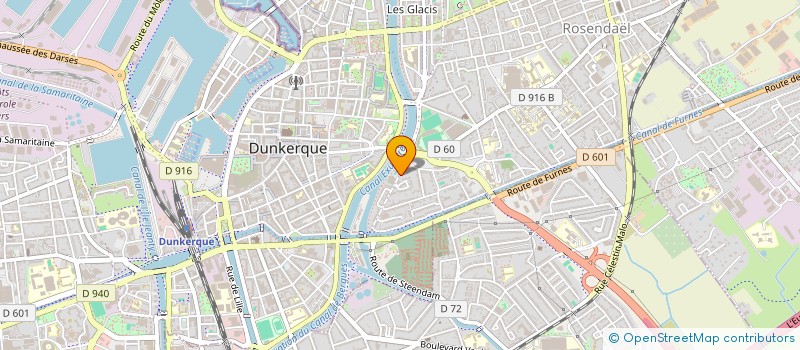 localisation de l'entreprise DEBRABANT à DUNKERQUE