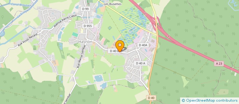 localisation de l'entreprise DEBRABANT IMMO  HASNON