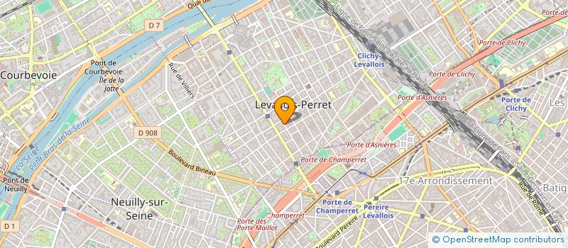 localisation de l'entreprise DEBRAS OLIVIER ET CAPUCINE à LEVALLOIS-PERRET