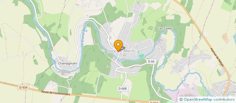 localisation de l'entreprise DEBRAY  JOUY-SUR-MORIN