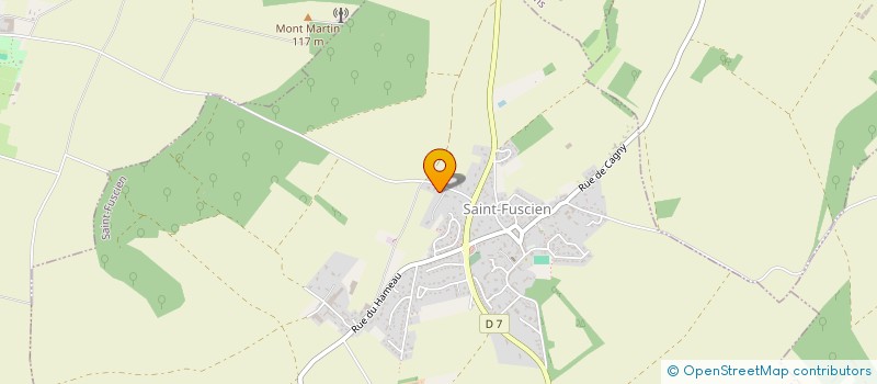 localisation de l'entreprise DEBRAY CONSTRUCTION  SAINT-FUSCIEN