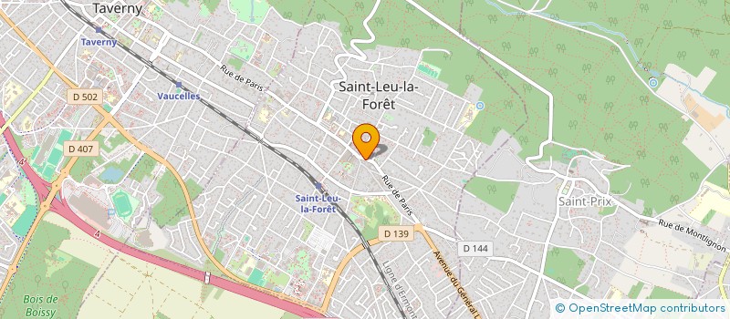localisation de l'entreprise DEBRAY CREVOISIER à SAINT-LEU-LA-FORET