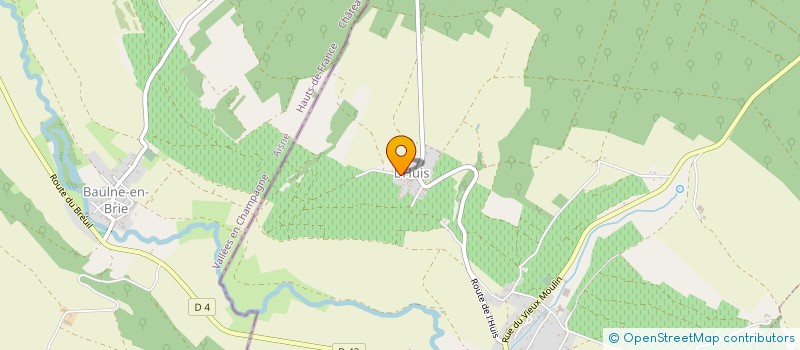 localisation de l'entreprise DEBRET FILLES à LE BREUIL