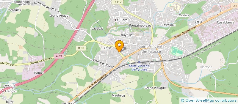 localisation de l'entreprise DEBREU - AMPE à SAINT-VINCENT-DE-TYROSSE