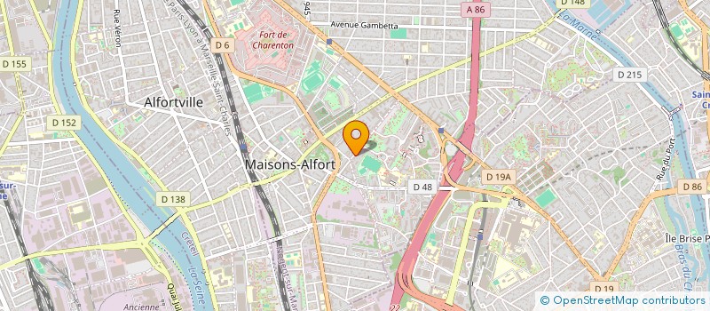 localisation de l'entreprise DEBRIL CONSULTANT BUREAUTIQUE à MAISONS-ALFORT