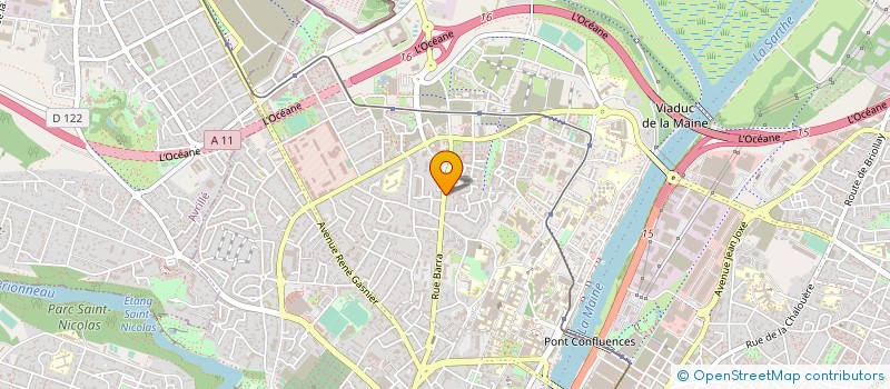 localisation de l'entreprise DEBRITO FRERES à ANGERS