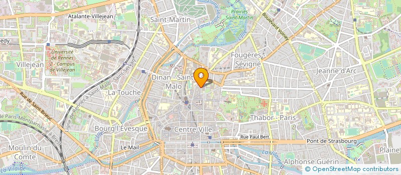 localisation de l'entreprise DEBROCHAND INVESTISSEMENT  RENNES