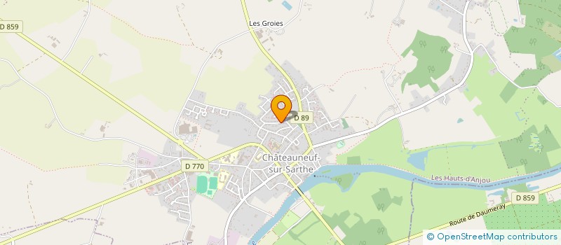 localisation de l'entreprise DEBROISE MACONNERIE  LES HAUTS-D'ANJOU