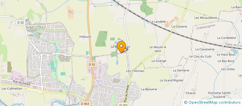 localisation de l'entreprise DEBROIZE POUHAER INVEST  RENNES