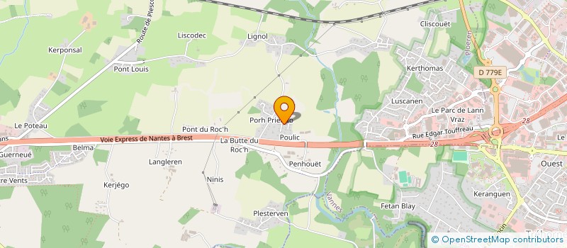 localisation de l'entreprise DEBROONS IMMO  PLOEREN