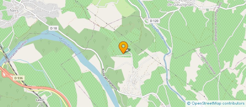 localisation de l'entreprise DEBROUILL'ART à CRUVIERS-LASCOURS