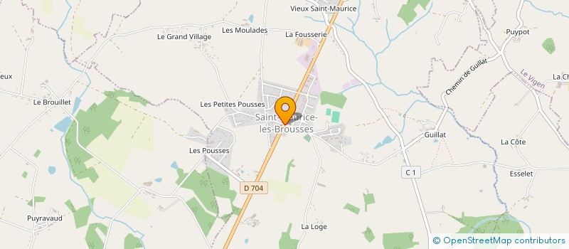 localisation de l'entreprise DEBROUSSAILLONS L EXPRESSION à SAINT-MAURICE-LES-BROUSSES