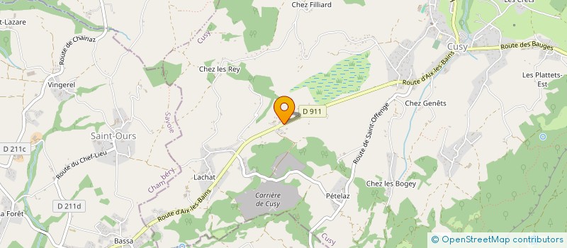 localisation de l'entreprise DEBROUX  ALBY-SUR-CHERAN