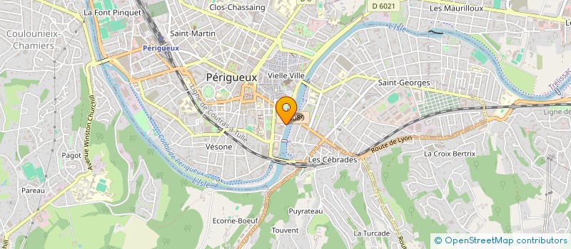 localisation de l'entreprise DEBRUGE  PERIGUEUX