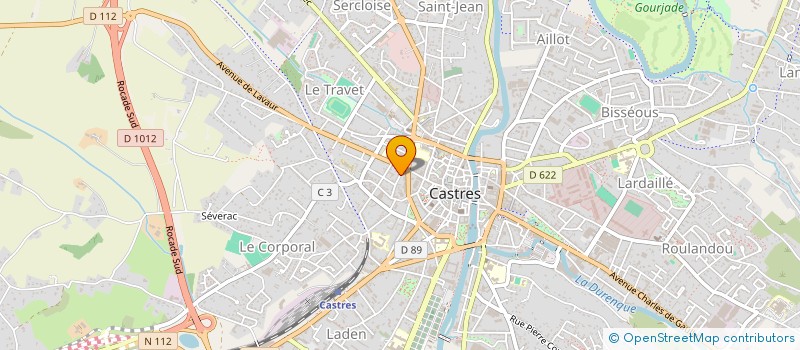 localisation de l'entreprise DEBSY DIFFUSION  CASTRES