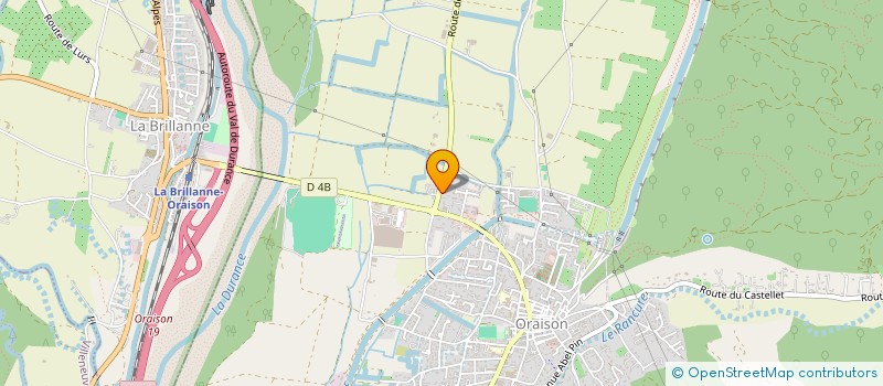 localisation de l'entreprise DEBTEO  ORAISON