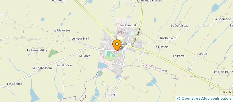 localisation de l'entreprise DEBUCCI MOBILIER CONTEMPORAIN  CHEMILLE-EN-ANJOU