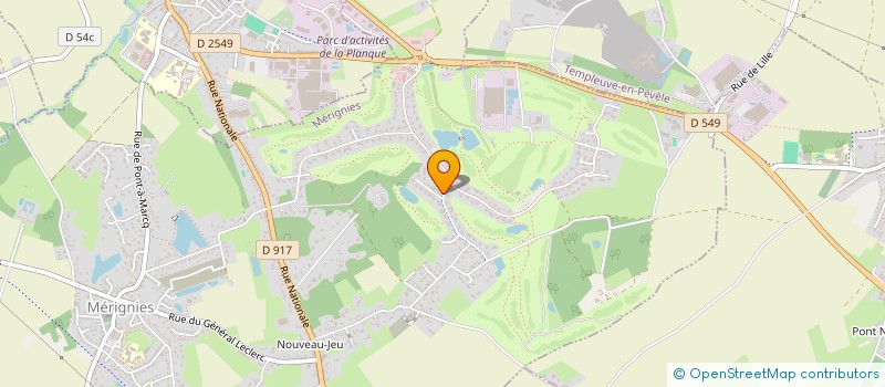 localisation de l'entreprise DEBUCH TEAM à MERIGNIES