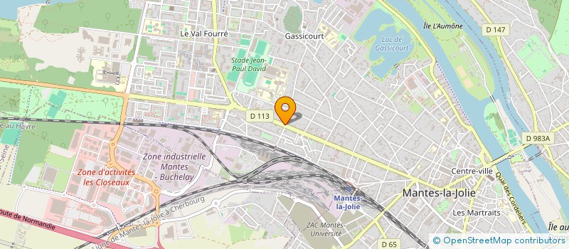 localisation de l'entreprise DEBUCHY-AMIRAND  MANTES-LA-JOLIE